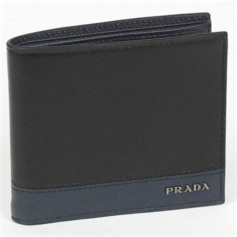 prada saffiano billfold wallet men|authentic prada saffiano leather wallet.